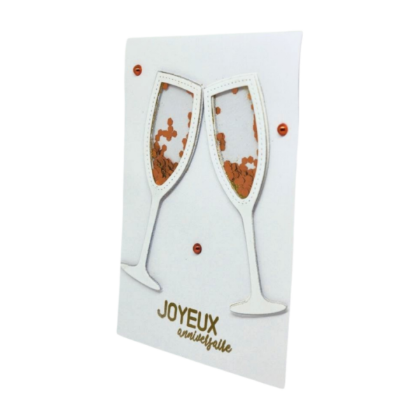 carte-voeux-shaker-flutes-champagne-artisanale