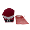 Boite Hotte du père Noël avec sachet faite main
