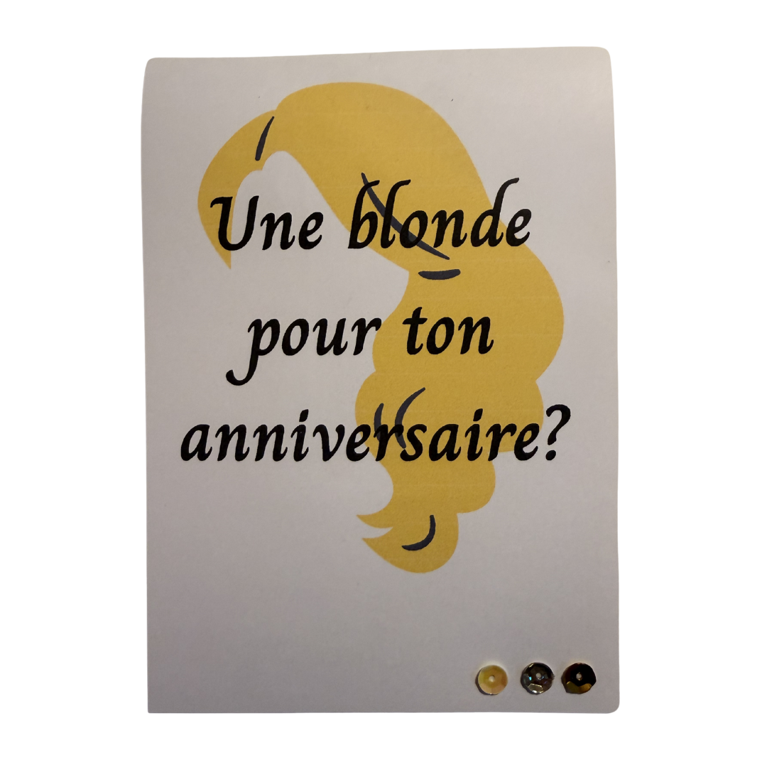 Carte Pop-up Bière : Une Blonde pour ton Anniversaire ?