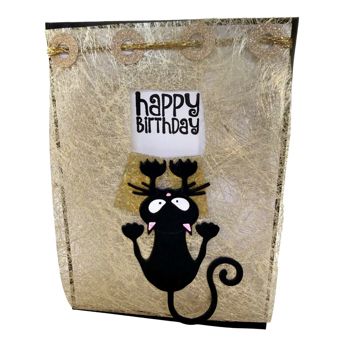 carte-anniversaire-chat-espiegle-noir-or
