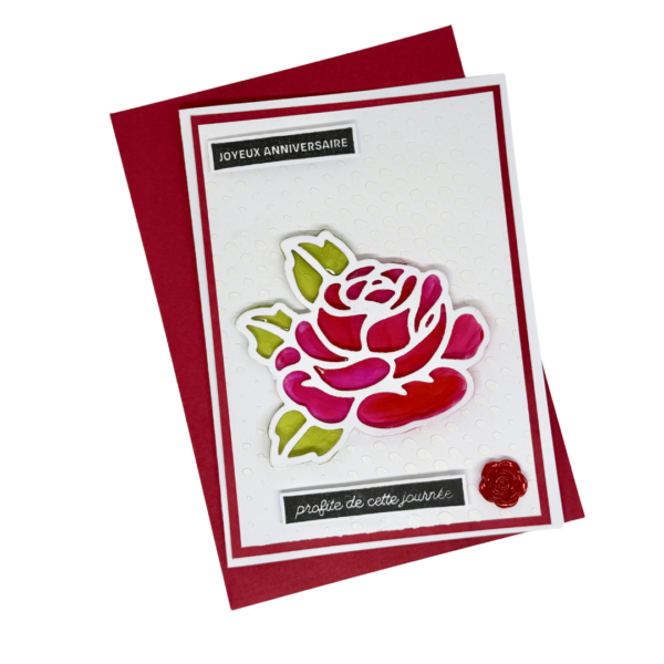 carte-anniversaire-rose-vitrail-enveloppe