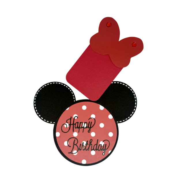 Vue de la carte médaillon Coq'Ci ouverte montrant l'espace pour le message.