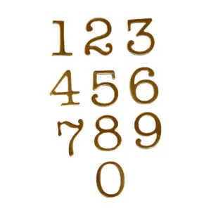 chiffres-arabesques-or-elegant-artisanat Chiffres dorés artisanaux aux lignes arabesques et calligraphiées