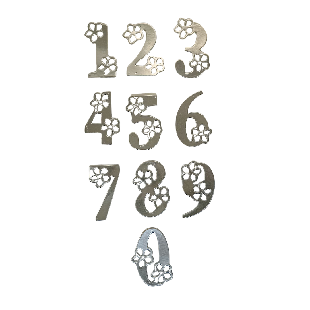 Le Chiffre Fleuri – Décoration artisanale pour cartes d&rsquo;anniversaire